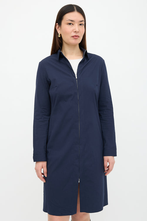 The Row Zip Shirt Dress