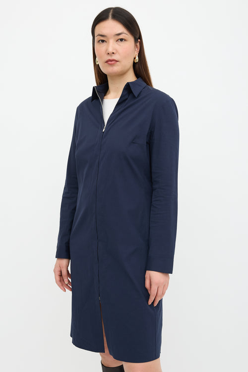 The Row Zip Shirt Dress