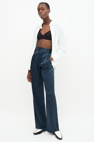 The Sei Silk Wide Leg Trouser