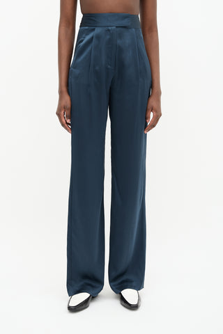 The Sei Silk Wide Leg Trouser