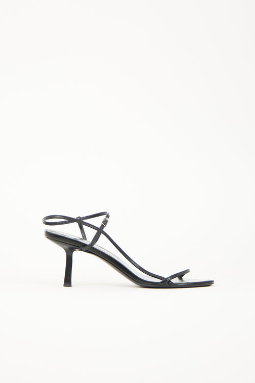 The Row Leather Bare Heeled Sandal