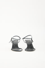 The Row Leather Bare Heeled Sandal