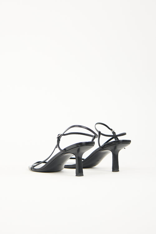 The Row Leather Bare Heeled Sandal
