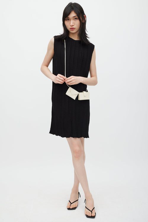 The Row White Leather Mini Envelope Multi Card Case Bag