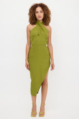 The Sei Asymmetrical Halter Dress