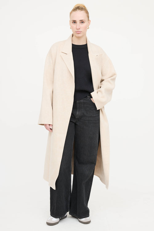 Theory Wool Belted Wrap Coat