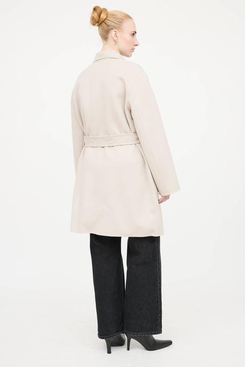 Theory Wool Belted Wrap Coat