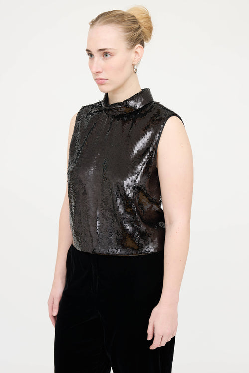 Theory Sequin Sleeveless Top
