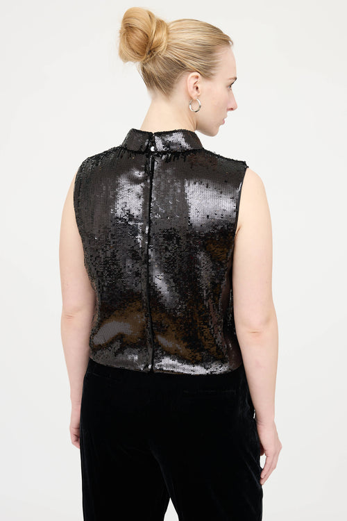 Theory Sequin Sleeveless Top