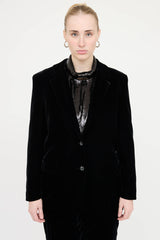 Theory Velvet Blazer and Pant Co-Ord Set