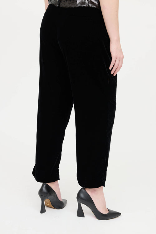 Theory Velvet Blazer and Pant Co-Ord Set