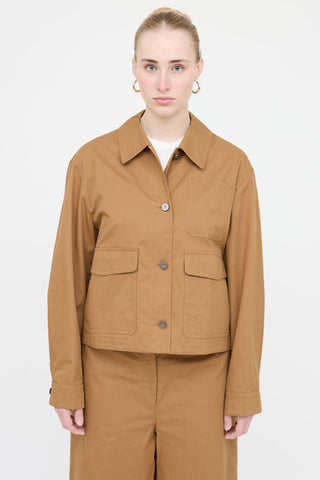 Theory Cotton Jacket and Shorts Co-Ord Set