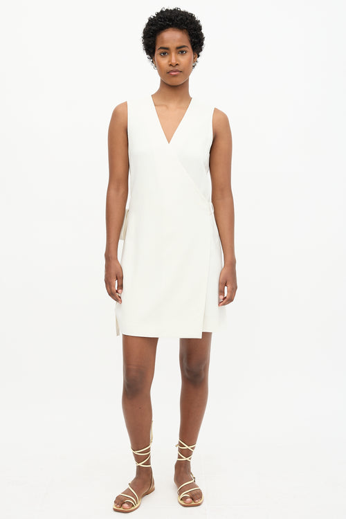 Theory Crepe Wrap Dress