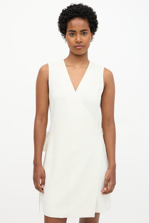 Theory Crepe Wrap Dress