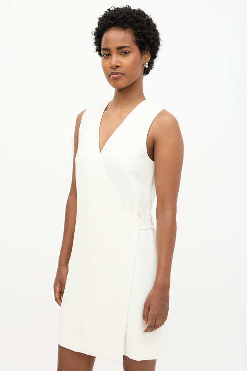 Theory Crepe Wrap Dress