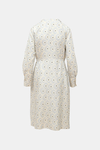 Theory Silk Floral Dress