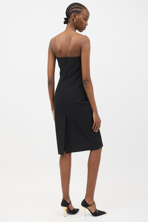 Theory Strapless Midi Dress