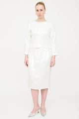 Theory Sequin Jacket and Skirt Co-Ord  Set