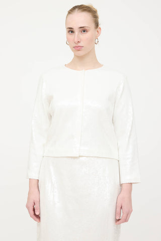 Theory Sequin Jacket and Skirt Co-Ord  Set