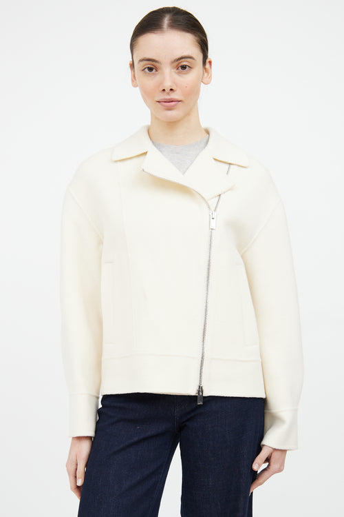 Theory Cream Wool Jacket