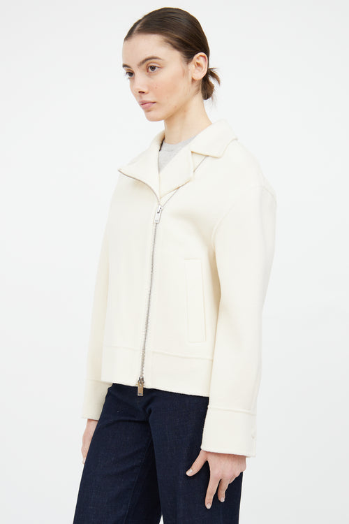 Theory Cream Wool Jacket