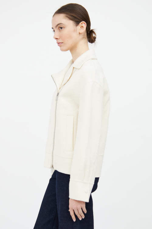 Theory Cream Wool Jacket