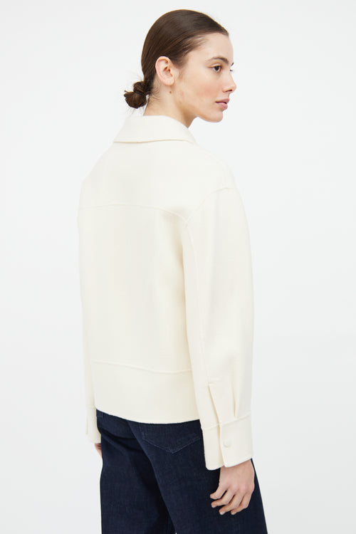 Theory Cream Wool Jacket