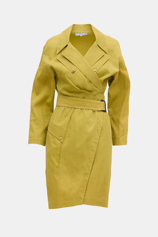 Thierry Mugler Vintage Wrap Trench Dress