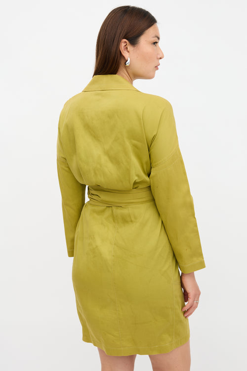 Thierry Mugler Vintage Wrap Trench Dress