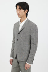 Thom Browne 2 Piece Black & White Check Suit Set