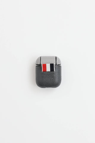 Thom Browne Leather Logo Airpod Case
