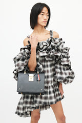 Thom Browne Black & Gold Mr. Thom Bag