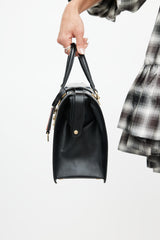 Thom Browne Black & Gold Mr. Thom Bag