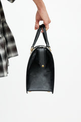 Thom Browne Black & Gold Mr. Thom Bag