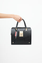 Thom Browne Black & Gold Mr. Thom Bag