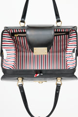 Thom Browne Black & Gold Mr. Thom Bag