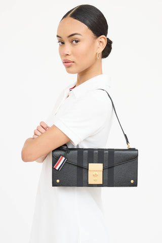 Thom Browne 5 Bar Mrs Thom Baguette Bag