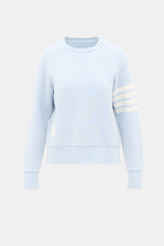 Thom Browne Cashmere Blend 4-Bar Sweatshirt