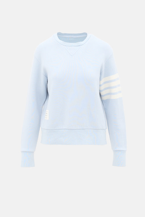 Thom Browne Cashmere Blend 4-Bar Sweatshirt