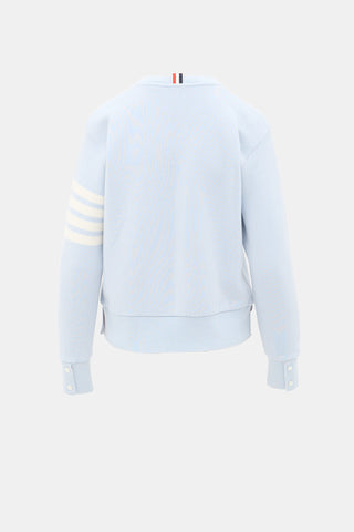 Thom Browne Cashmere Blend 4-Bar Sweatshirt