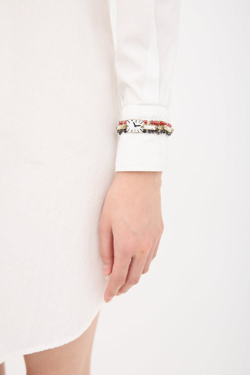 Thom Browne Embellished Cuff Dress