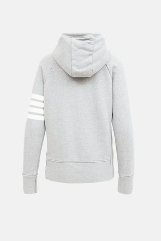 Thom Browne 4-Bar Zip Hoodie