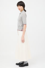 Thom Browne Cashmere Stripe Polo