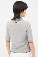 Thom Browne Cashmere Stripe Polo