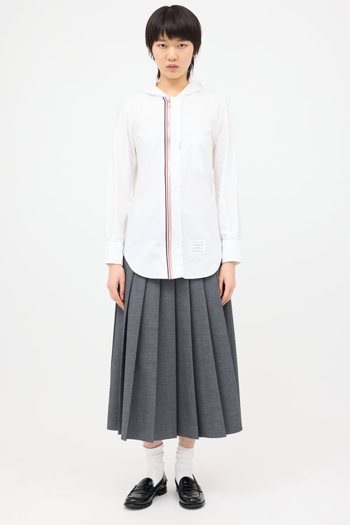 Thom Browne Hooded All Or Nothing Shirt