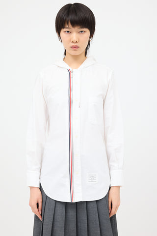 Thom Browne Hooded All Or Nothing Shirt