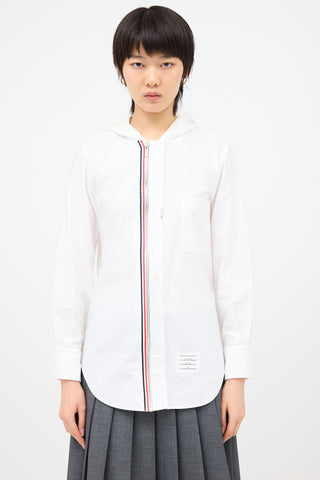 Thom Browne Hooded All Or Nothing Shirt