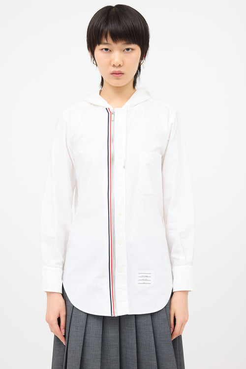 Thom Browne Hooded All Or Nothing Shirt