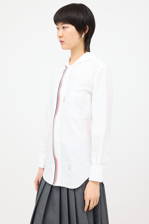 Thom Browne Hooded All Or Nothing Shirt