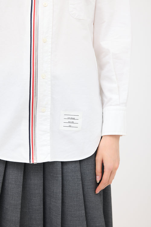 Thom Browne Hooded All Or Nothing Shirt